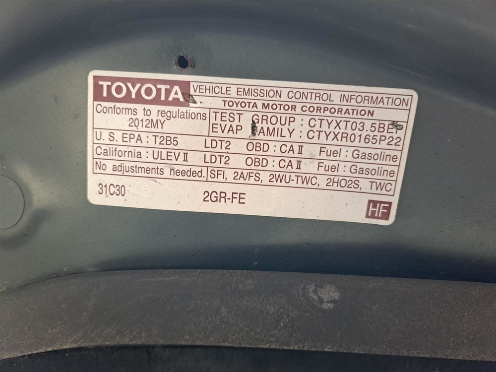 Rear 2012 Highlander Display Screen Sku#4257147