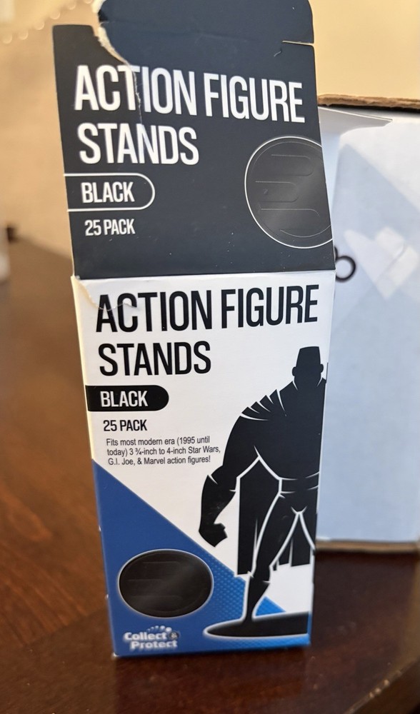 Action Figure Stands 25-Pack - Black