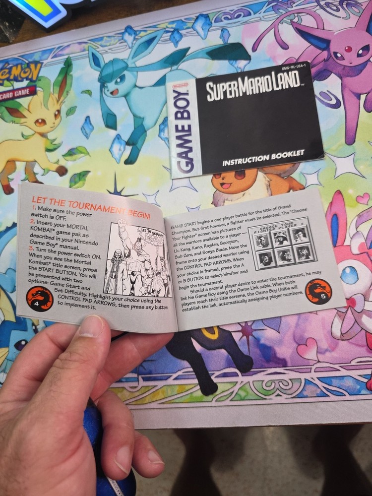 2 Nintendo Gameboy Manuals
