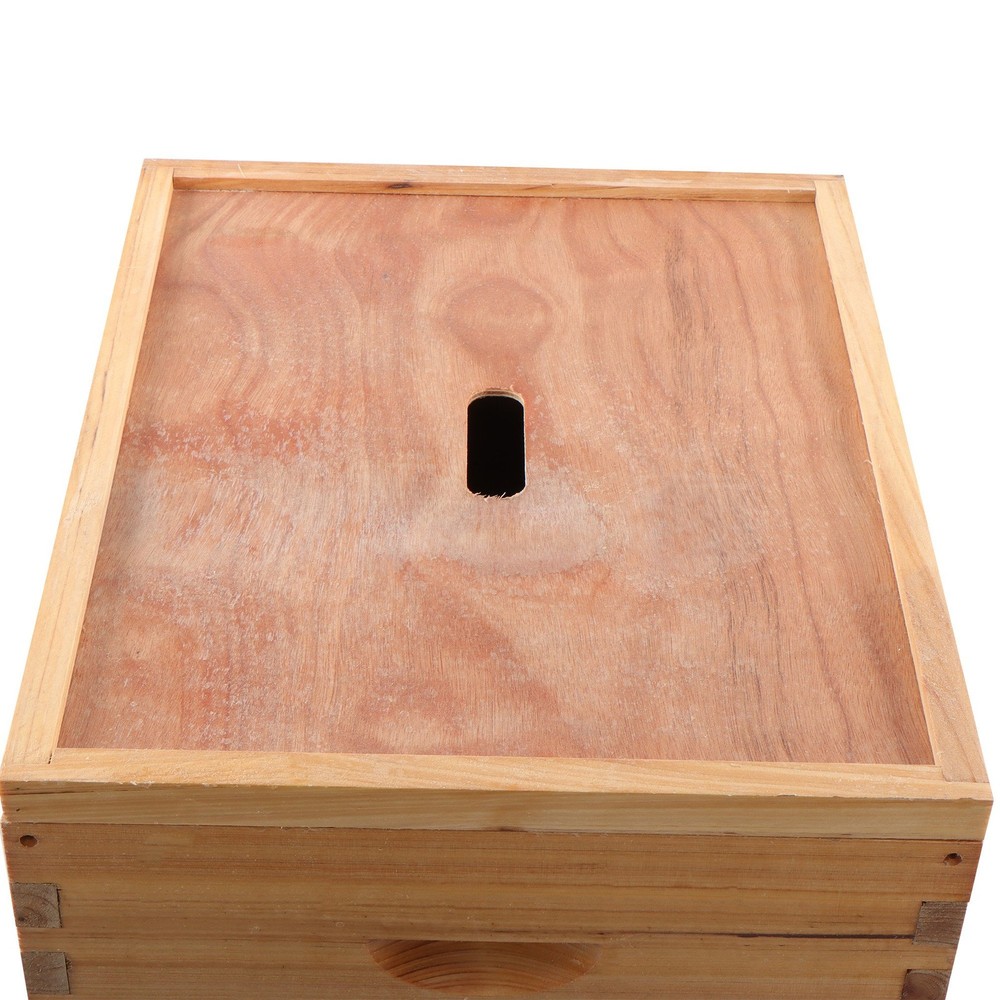 10 Frame Bee Hive Box Beeswax Coated With Frames and Waxed Foundations 4 Layer