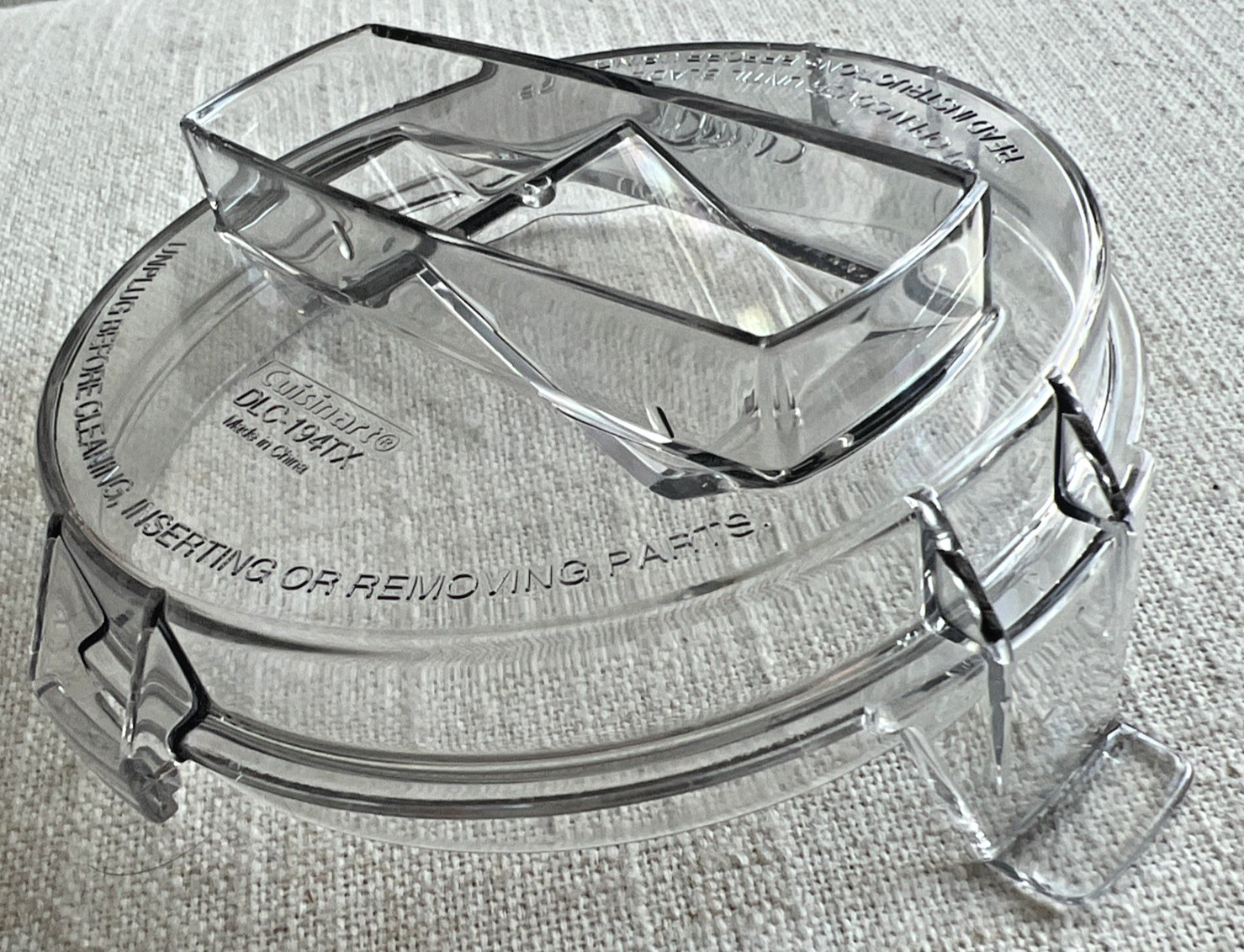 Cuisinart Mini Prep Food Processor Model DLC-1TX Replacement Part Lid DLC-194TX