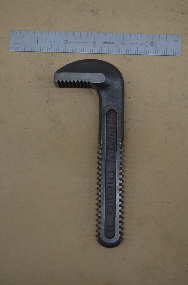 Ridgid Pipe Wrench Hook Jaw Replacement 12"