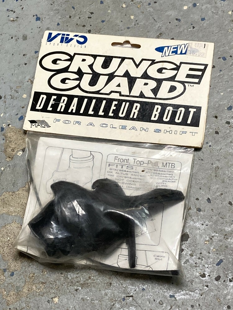 Grunge Guard derailleur boot for Shimano Top pull front: XTR, XT, LX, STX,