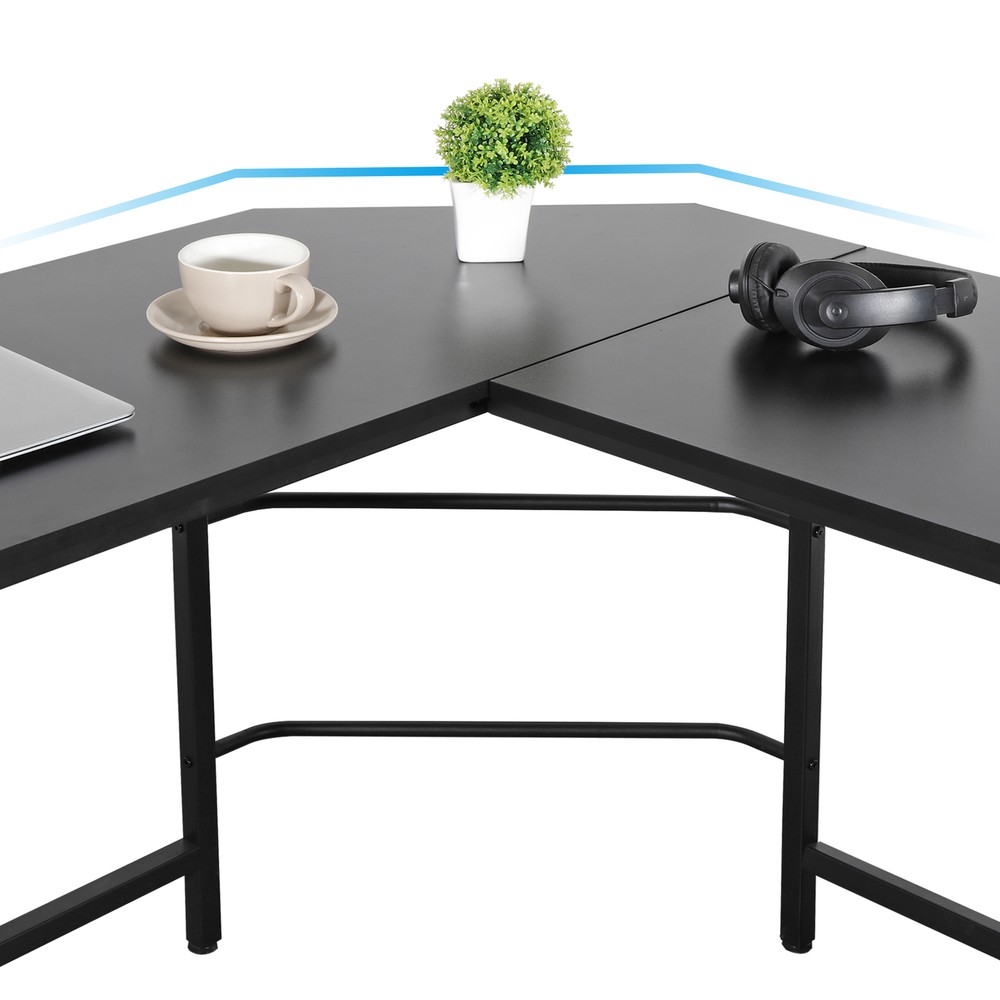 Desk Corner Computer Modern L-Shaped Desk PC Laptop Study Table Workstation 66"