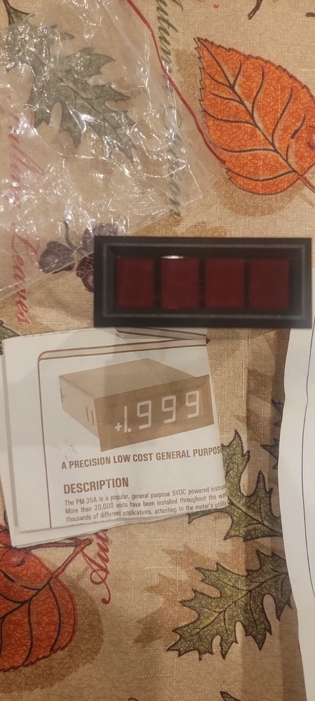 TEXMATE PM-35A PANEL METER