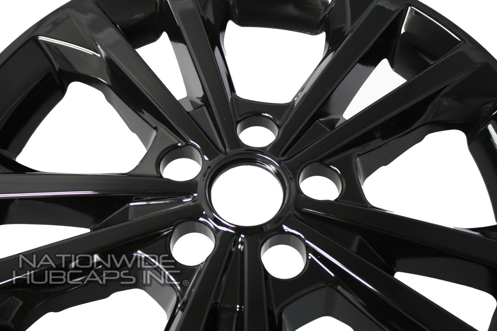 4 Black 2017 18 19 Ford Escape SE 17" Wheel Skins Hub Caps Alloy Rim Full Covers
