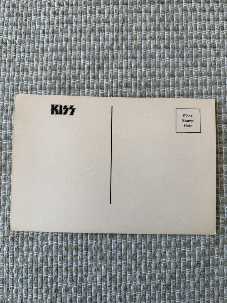 KISS 1974 HOTTER THAN HELL ALBUM PROMO POSTCARD AUCOIN VINTAGE RARE HOLY GRAIL🔥