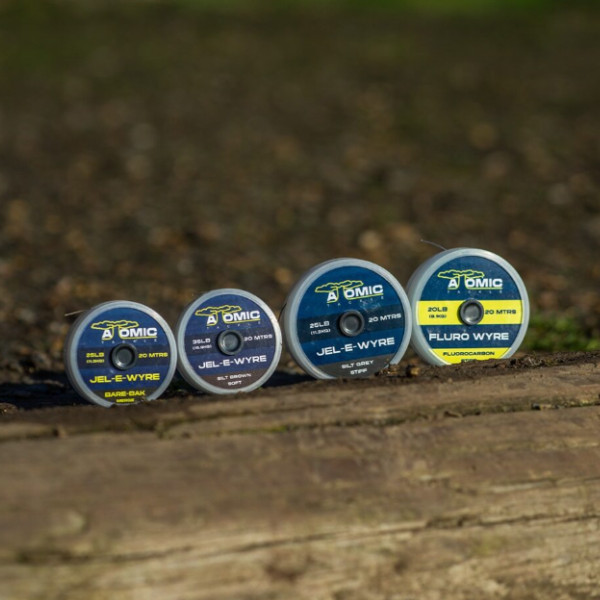 Atomic Jel-E-Wyre Bare-Bak – Heavy Supple Braid for Solid Bag Carp Rigs