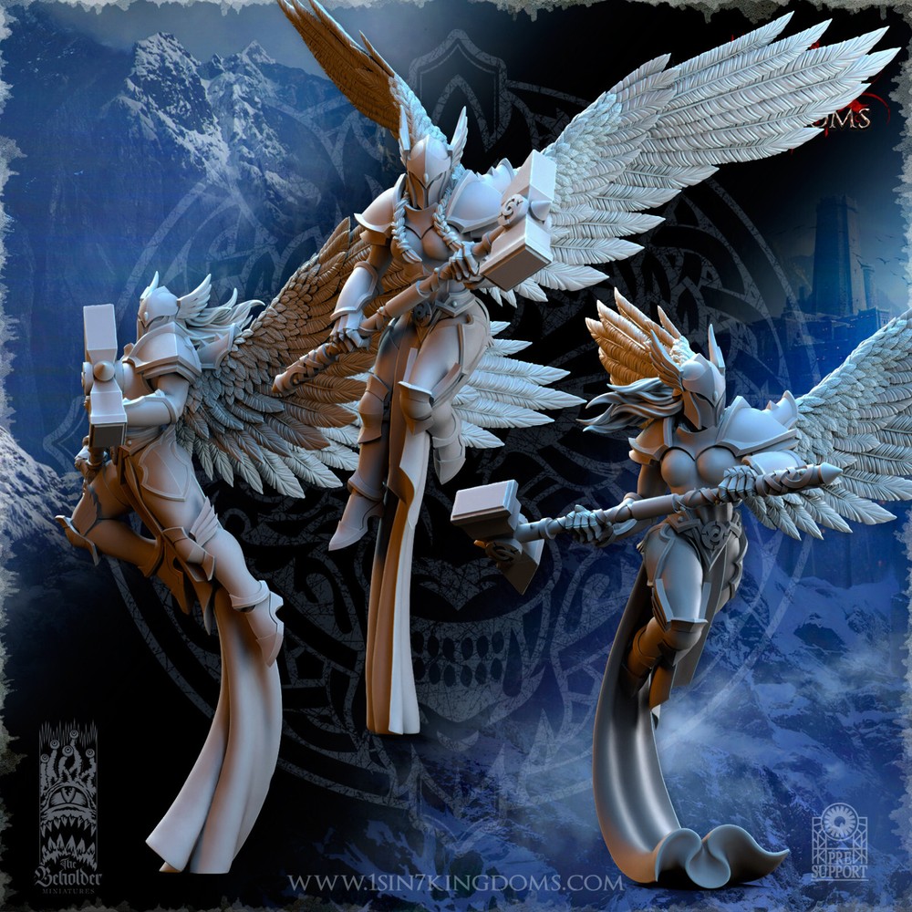 StormWolves Valkyries | The Beholder Miniatures |