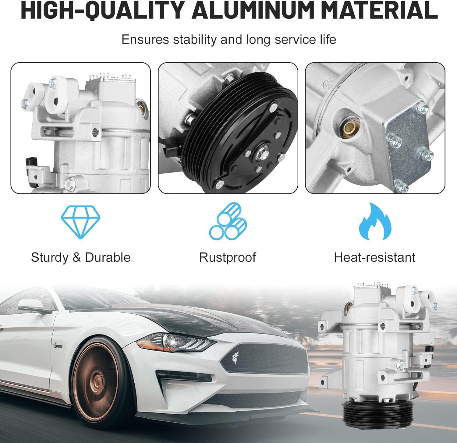 For 2013 2014 2015 2016 2017 2018 Nissan Altima 2.5L AC A/C Compressor W/ Clutch