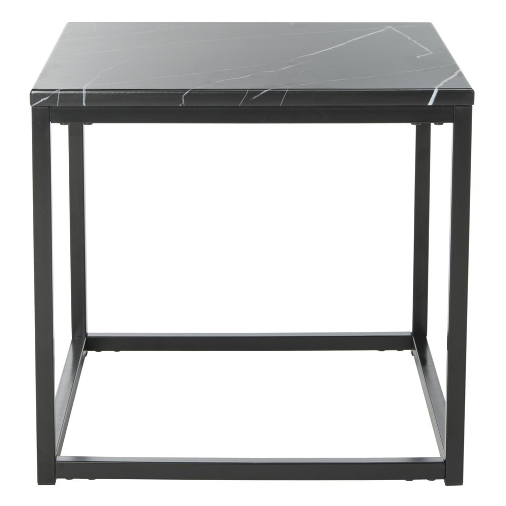 SAFAVIEH Baize End Table | Black |