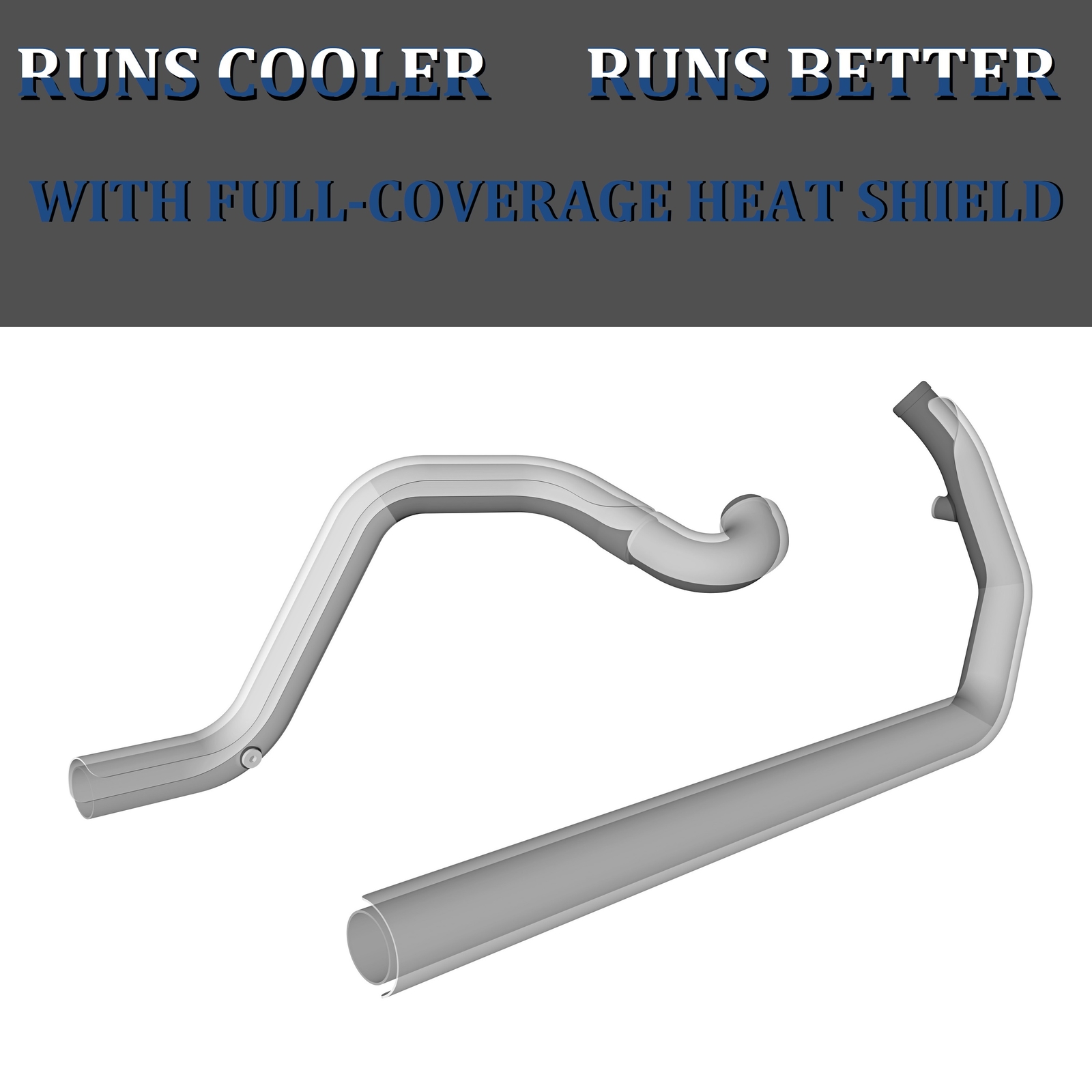 Exhaust Headers for Harley 1995-2016 Touring, for Road King, Electra Glide Model