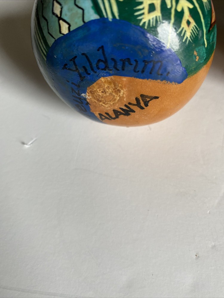 Hand painted gourds from Turkey