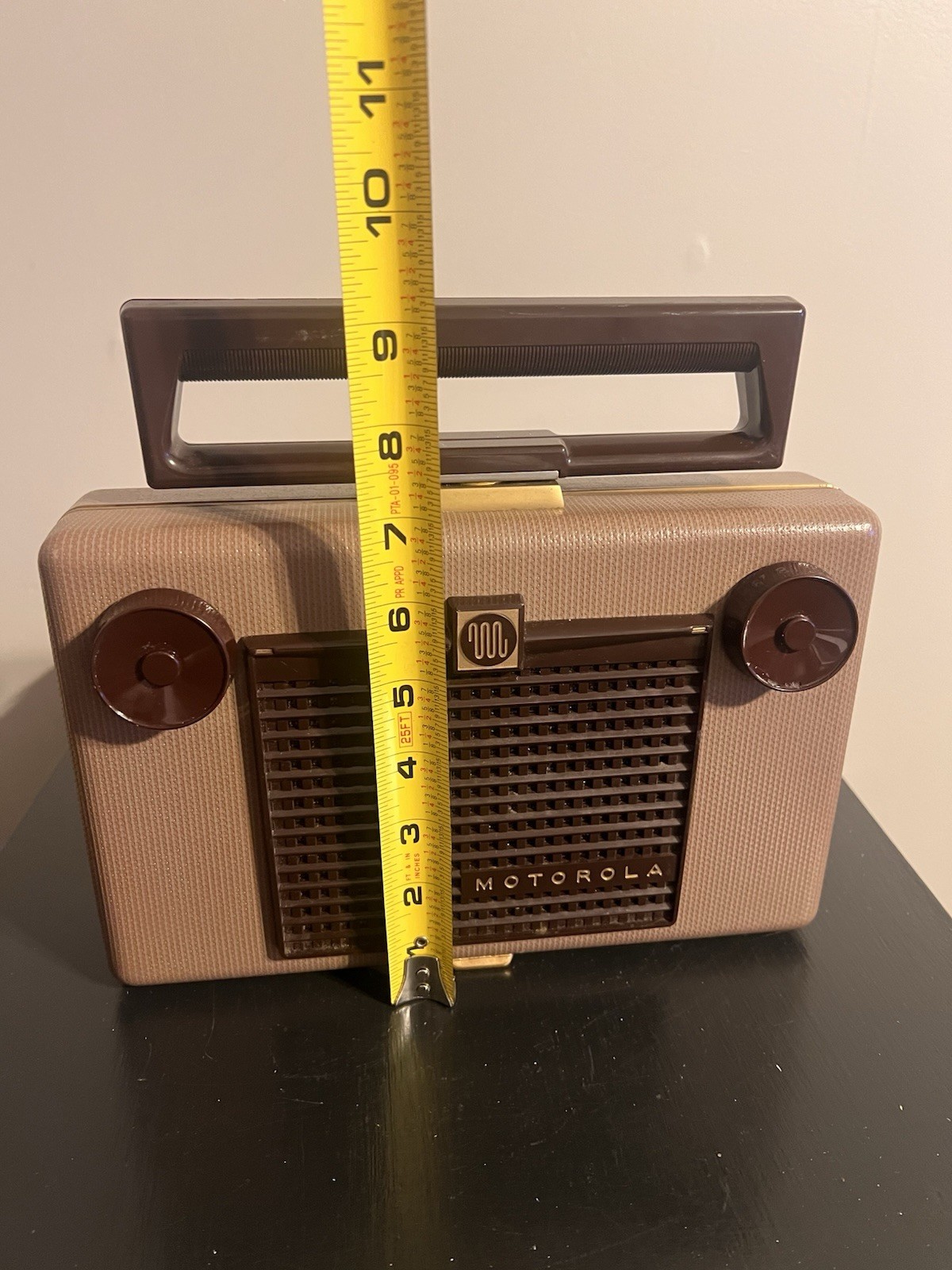 1955 Motorola Model 55BIU Portable Tube Radio Tested And Working