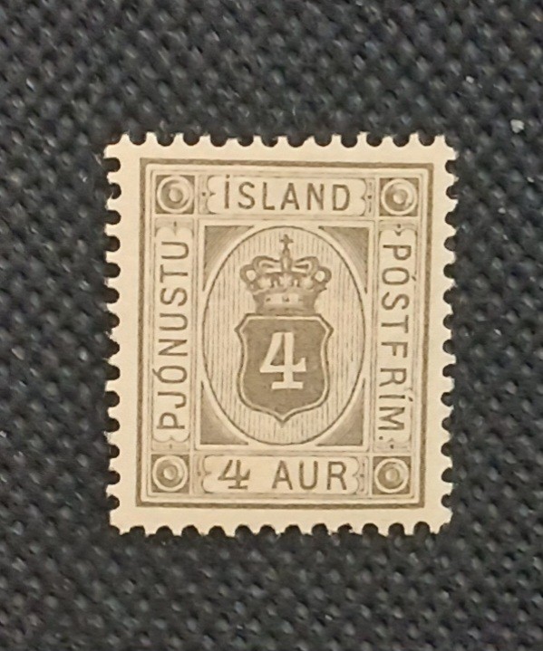 Iceland 1900 Scott #O11 Mint