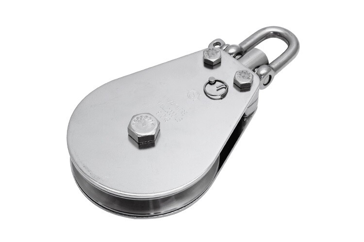 PULL-PRO D SHACKLE BLOCK HILOAD, 1/8" W, 2.0", BU, 316 SS