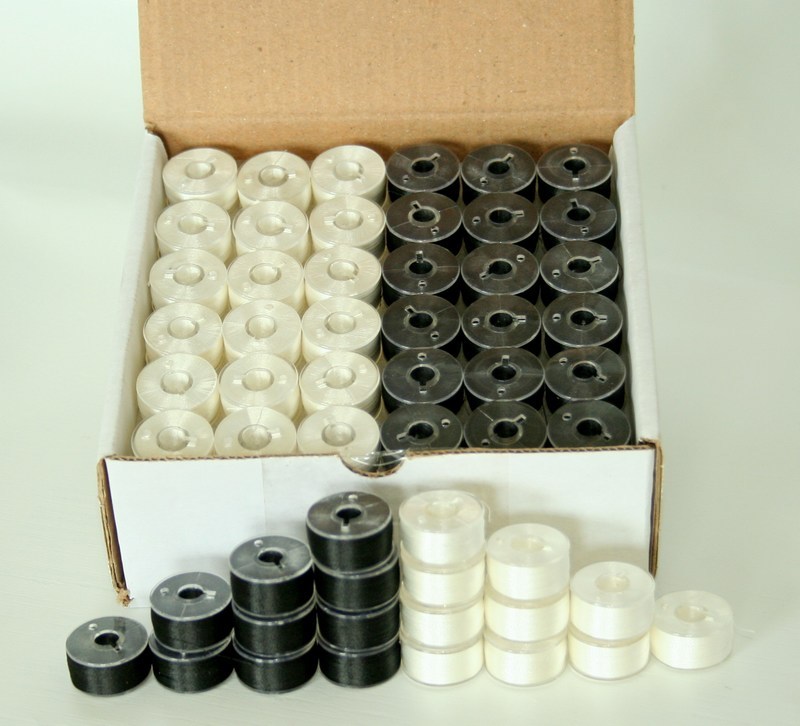 144 PREWOUND BOBBINS L TYPE MACHINE EMBROIDERY THREAD