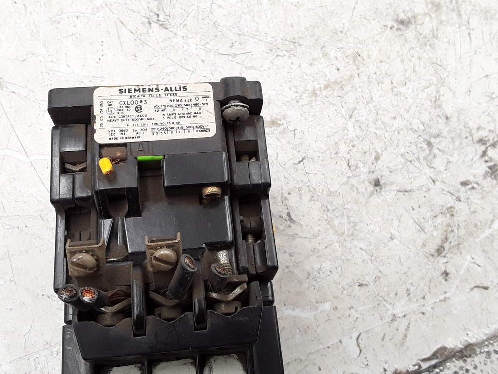 Siemens CXL00*3 Contactor