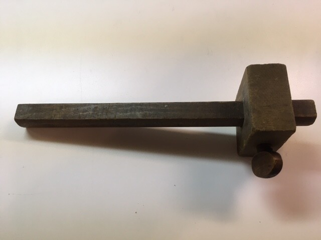 Antique Primitive Solid Wood Marking Gauge Tool