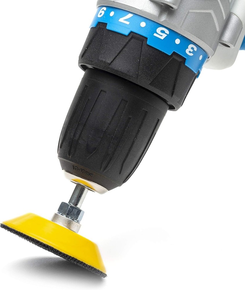 Versatile Hook and Loop Backing Pad - Universal Drill Attachment - 2 inch / 50mm