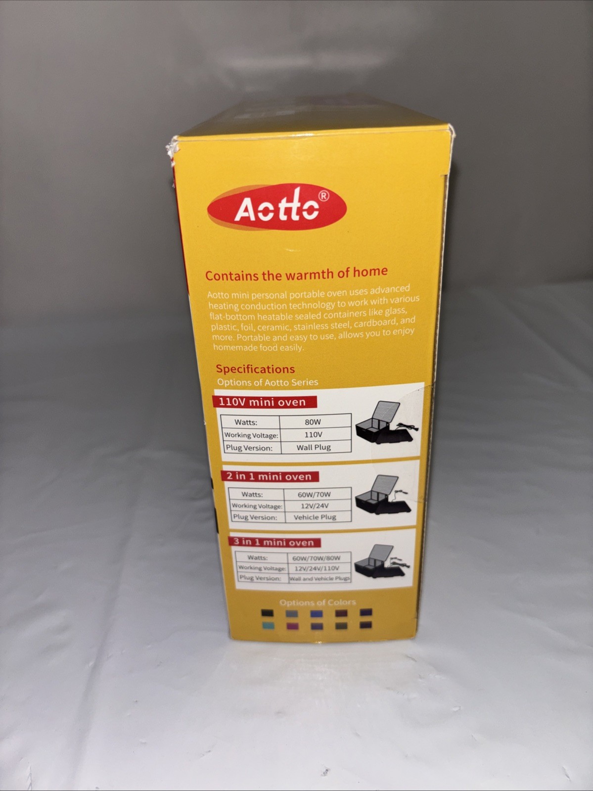 Aotto Portable Oven Personal Food Warmer - 110V Portable Mini Microwave Electric