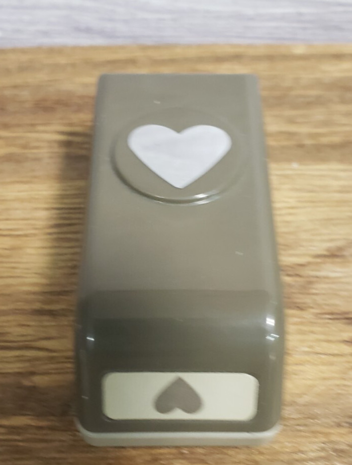 Stampin’ Up MINI HEART - Flat Lockdown Paper Punch