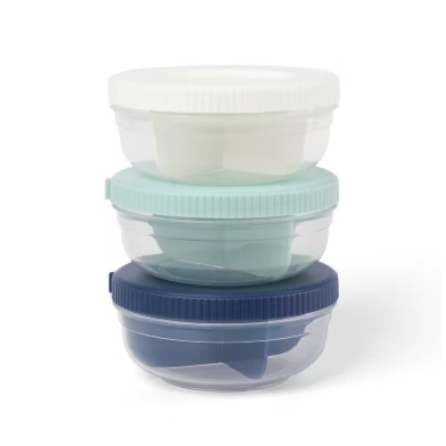 SnapLock 3 Portion Snack Stack