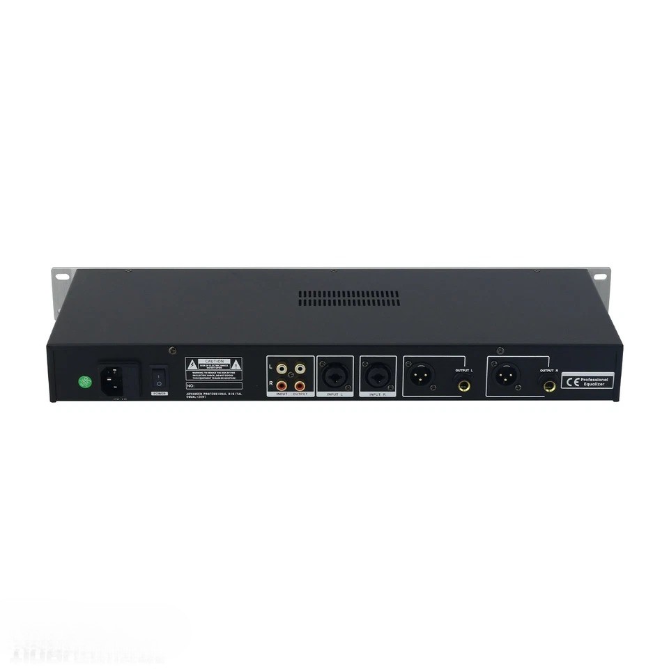 EQ-A31 Professional 31 Band Equalizer Digital Equalizer (Silver) for Stage Home