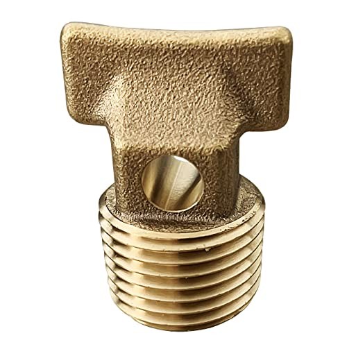 Plug Fittings, Boat Garboard Drain Plug - 1/2" NPT Thread,Solid Brass Drain