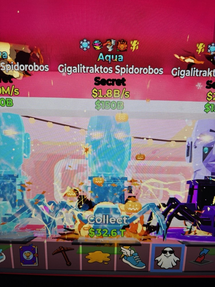 Secret Aqua Spider Steal the brainrot 5 Trait