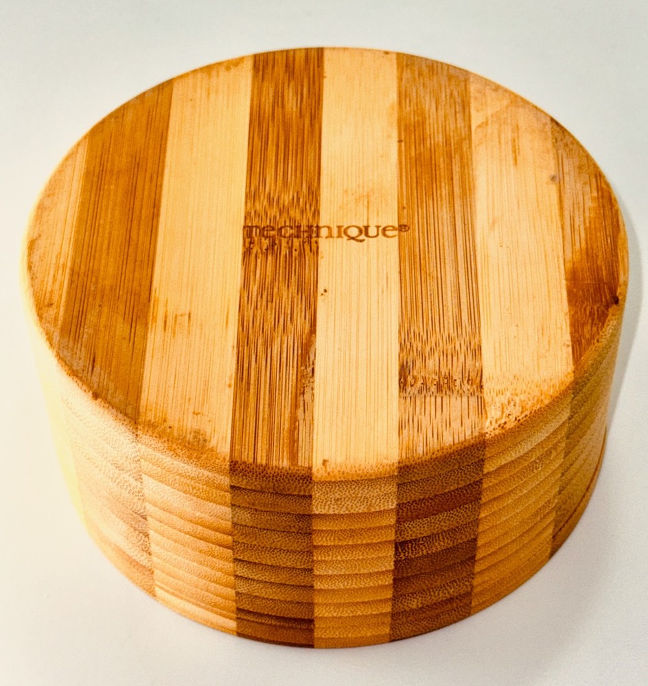 Salt Box Cellar with Spoon Double Capacity Bamboo