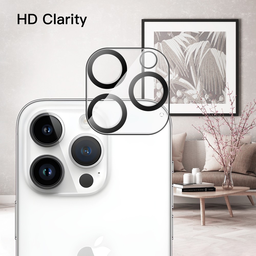 Full Coverage Screen Protector for iPhone 14 Pro Max with Camera Lens Protector