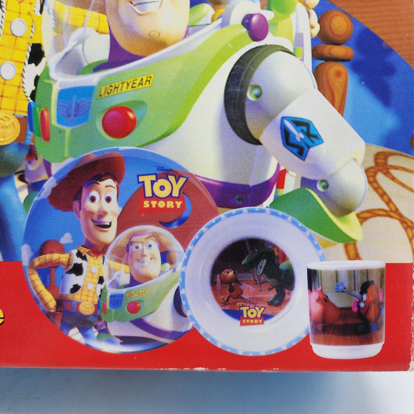 Vintage Toy Story Dinnerware Set Brand New Zak Design 3 Piece Set 1995 Free Ship