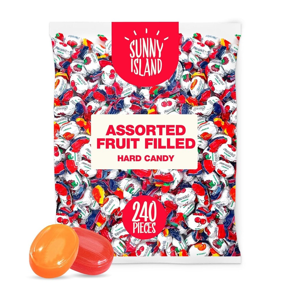 Old-Fashioned Assorted Fruit Filled Hard Candy - 3 Pound Bag