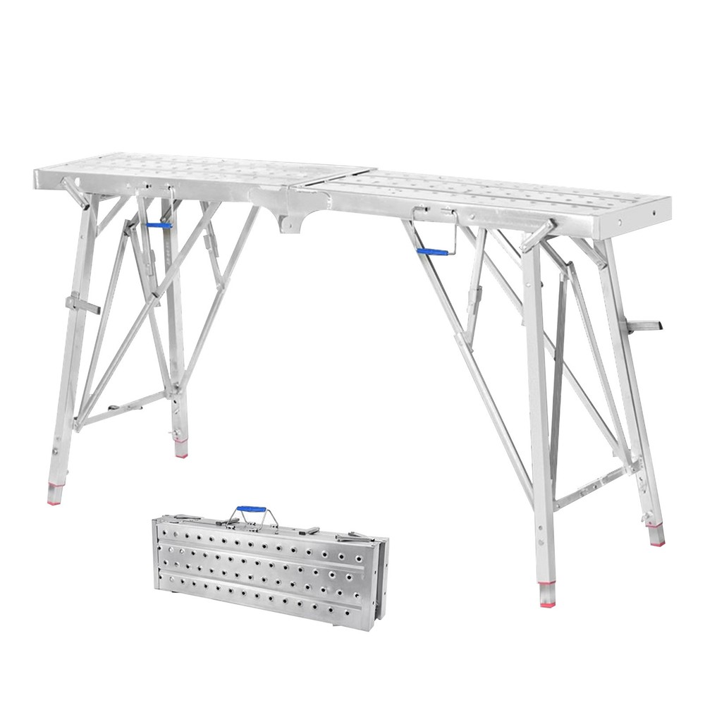 Portable Folding Scaffolding P latformWork Bench Scaffold With Adjustable Height