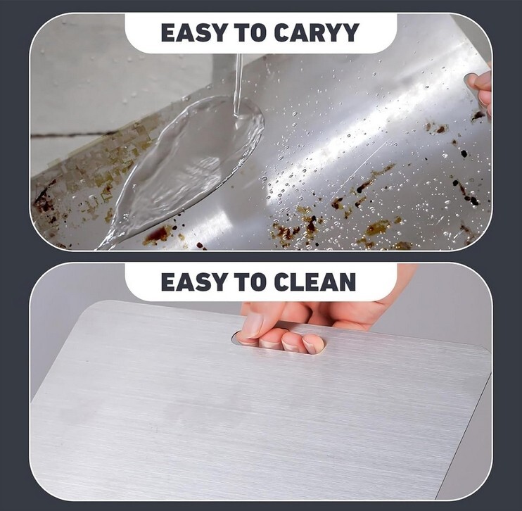Titanium Cutting Board, Double-Sided Titanium Chopping Board For Kitchen
