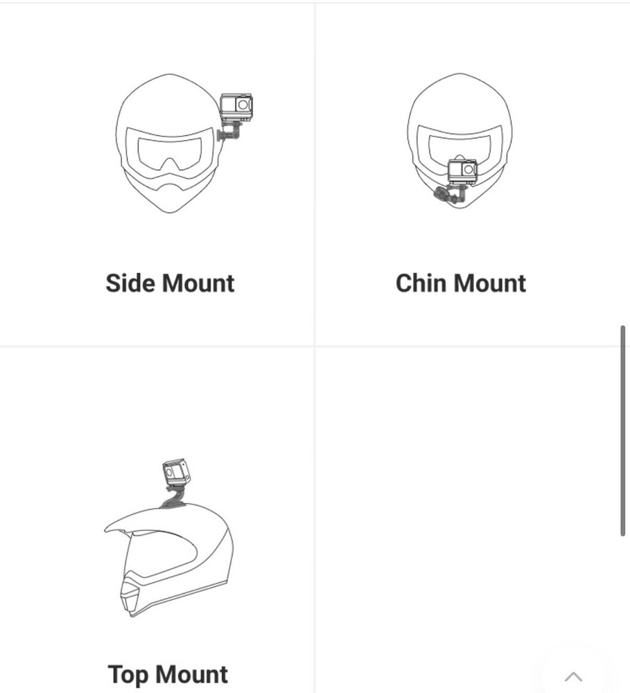 Original Insta360 Helmet Mount Kit - Secure & Adjustable for Action Cameras