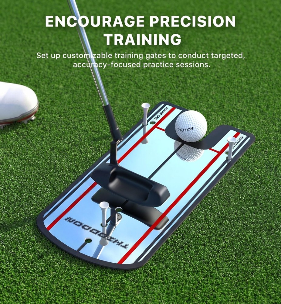 THIODOON Golf Putting Mirror - 3mm Ultra-Thin Alignment Putting Training Aid ...