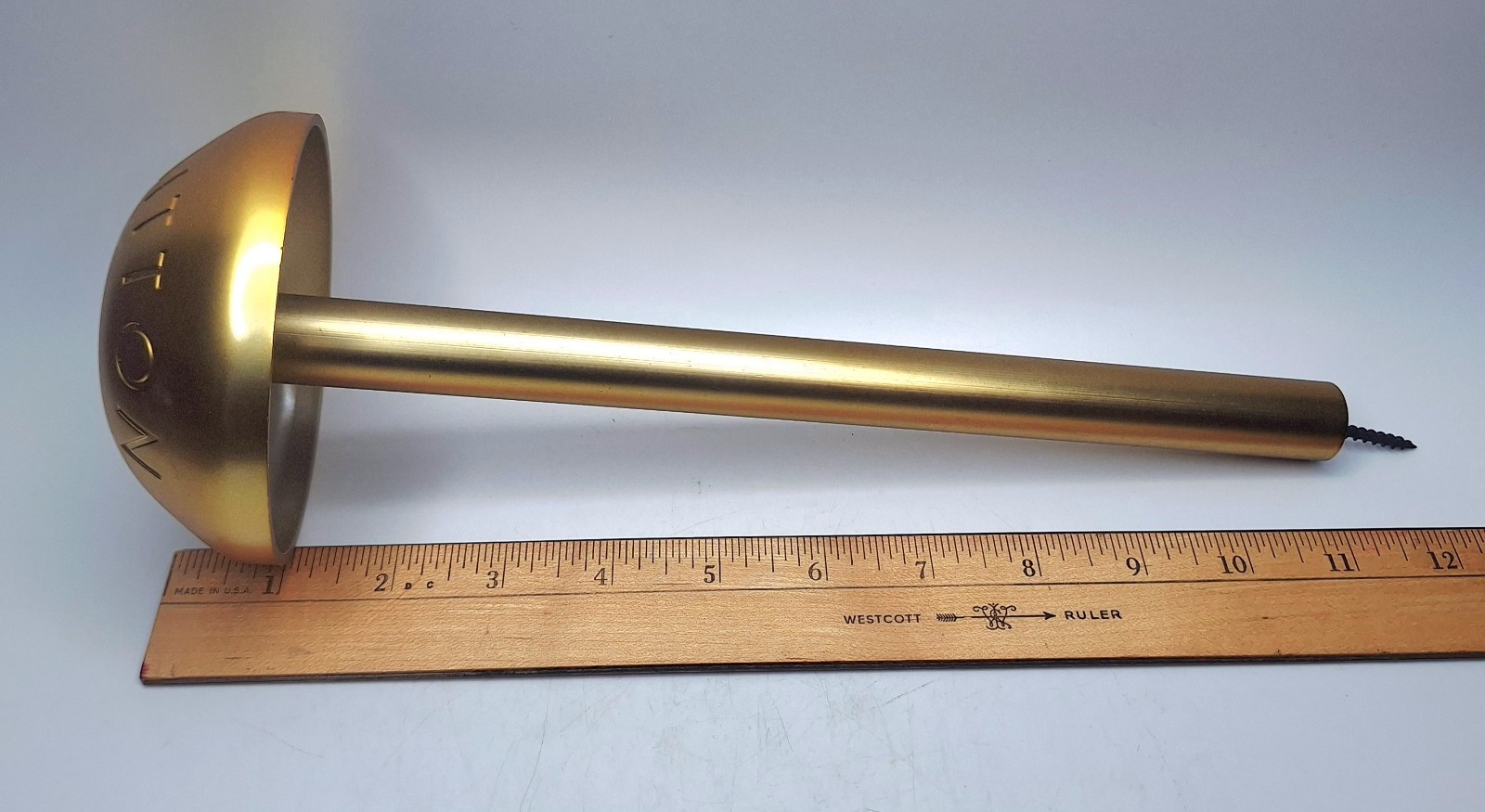 LOUIS VUITTON 2013 Store Window Display Rivet Stud LV Brushed Gold Plastic RARE