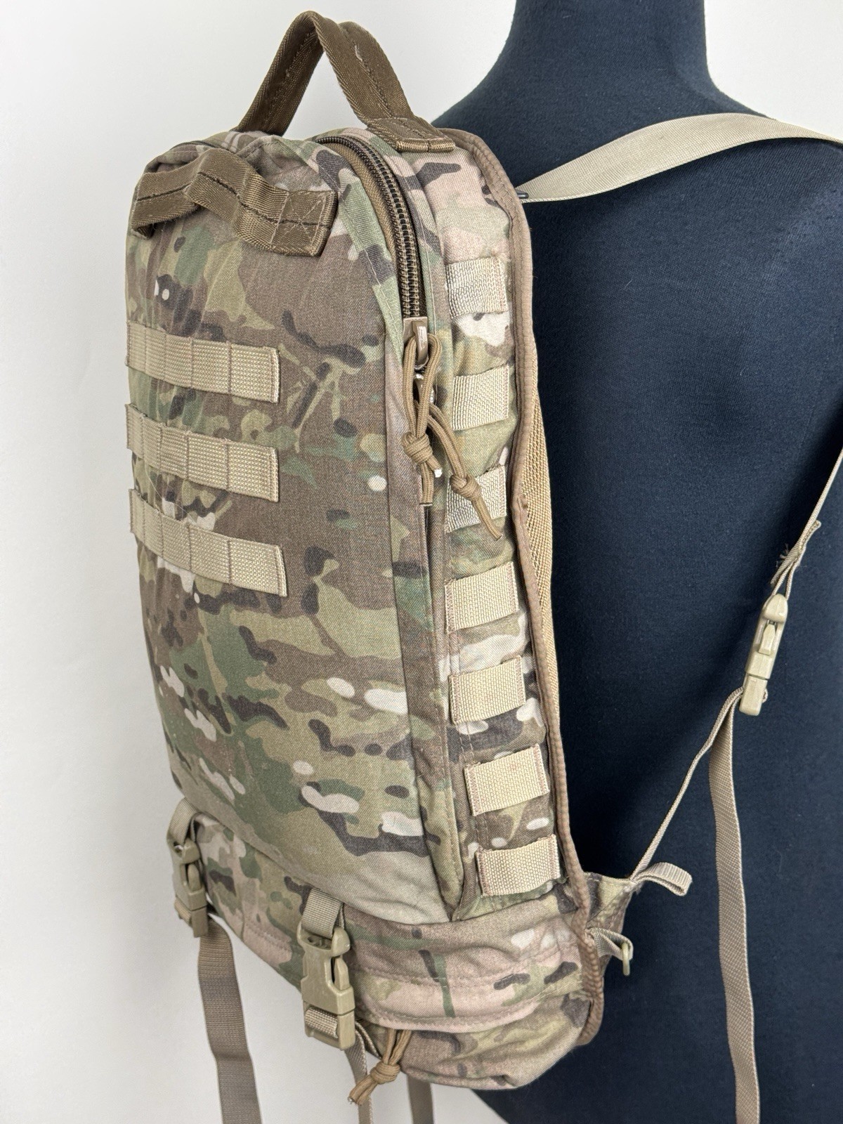 Multicam TSSI TACOPS M-9 Medic Aid Bag Backpack PACK ONLY USED Missing Parts