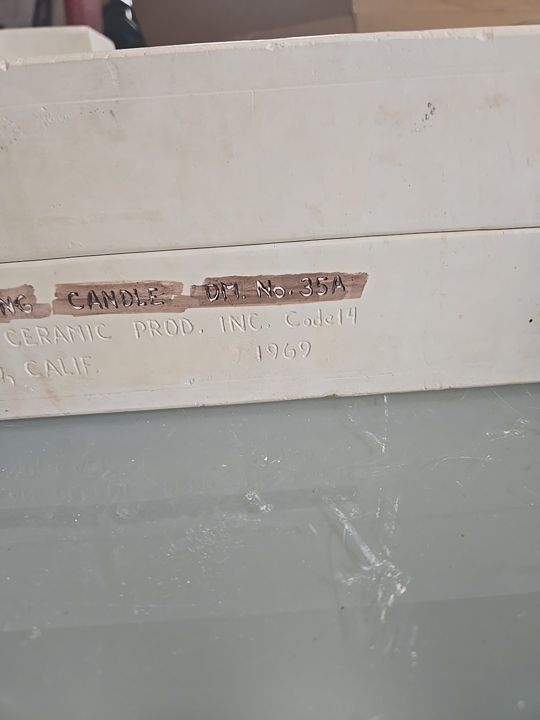 Duncan Ceramics Fecorating Candle DM-35A 1969