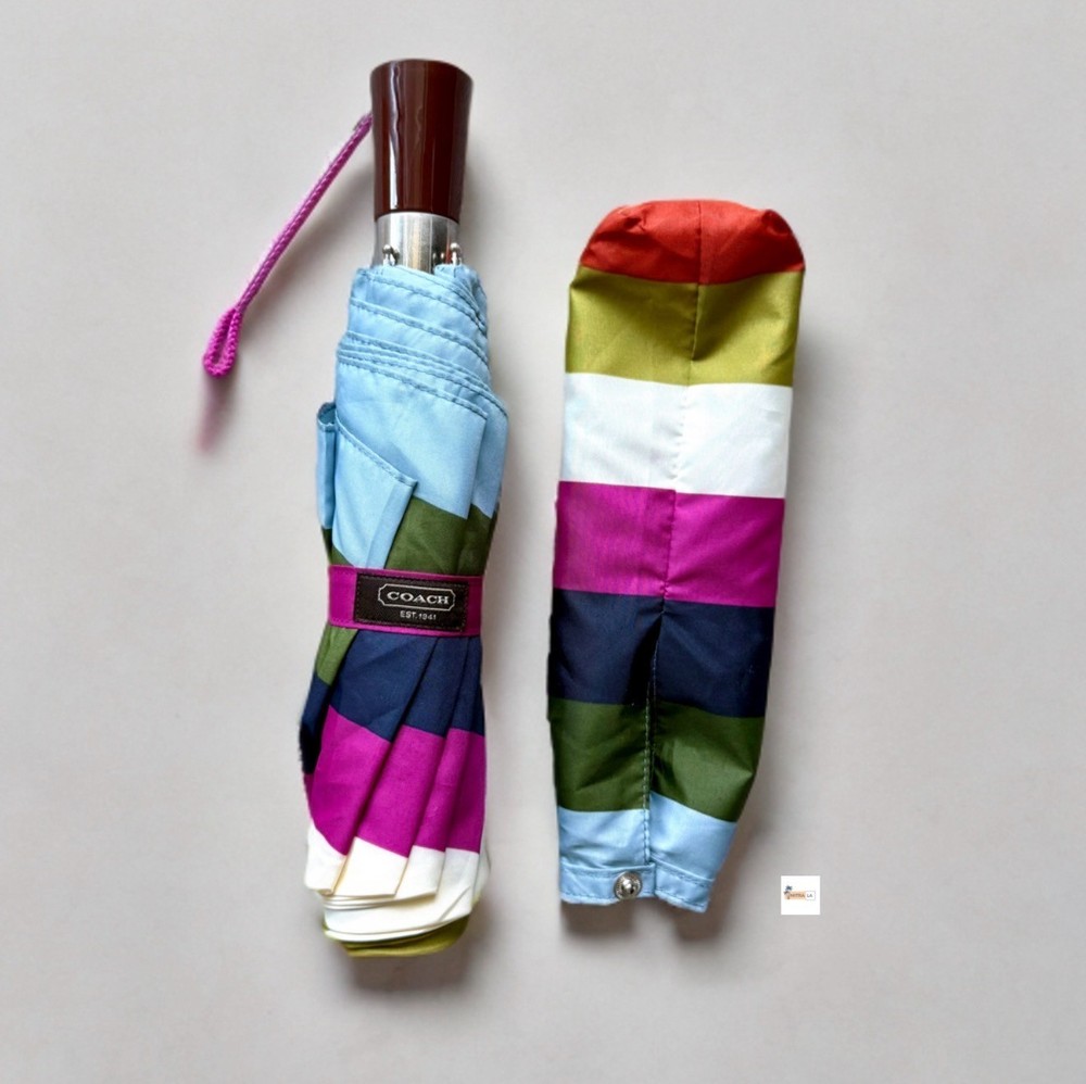 Coach Legacy Compact Umbrella