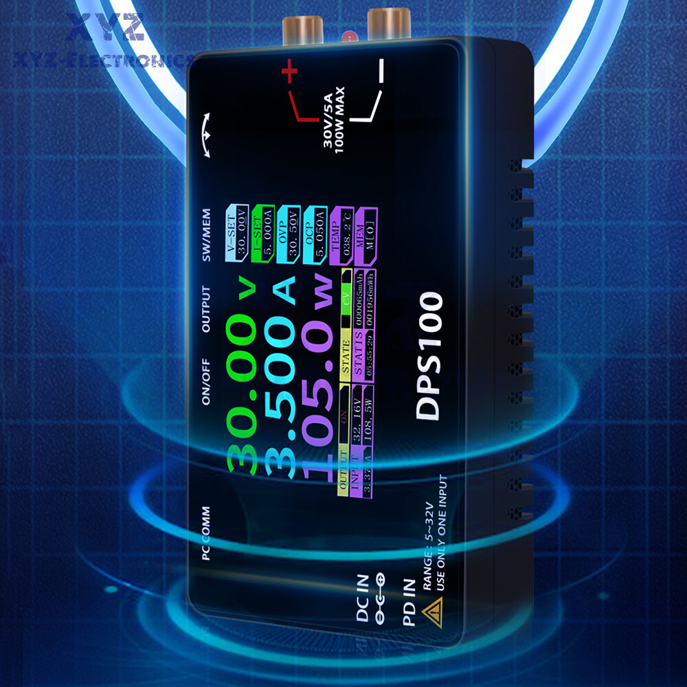 DPS100 CNC DC Adjustable Programmable Voltage Regulator Power Supply 30V 5A 100W