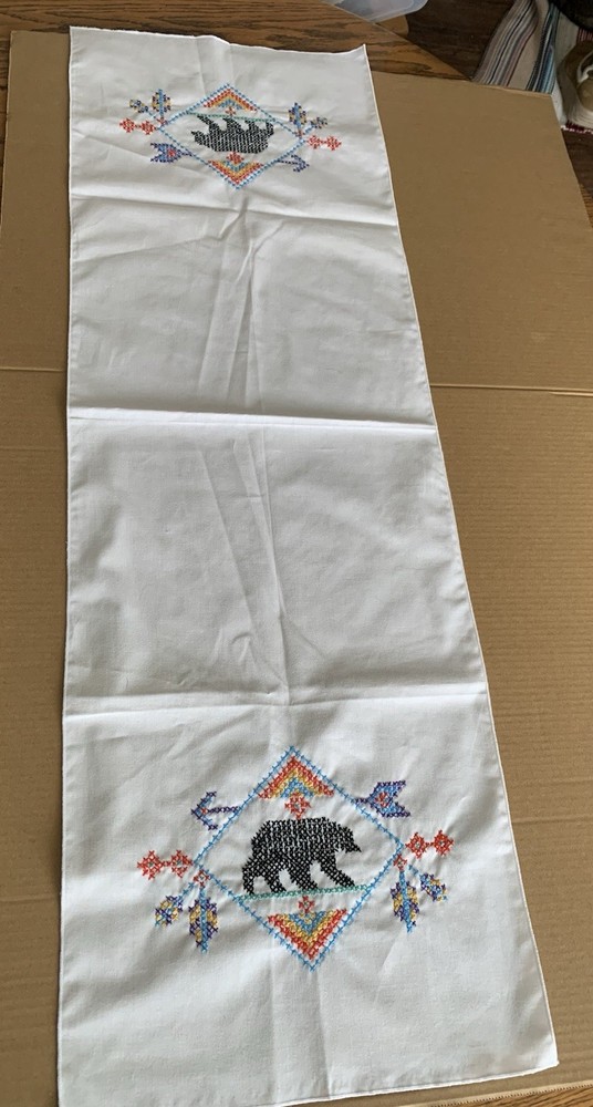 Southewestern Bear Table Runner 43”x14.5”