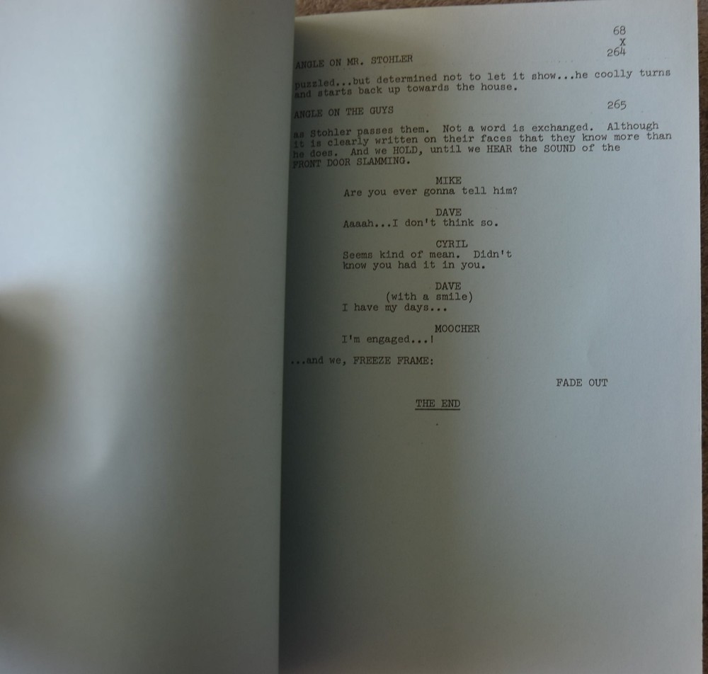 1980 Breaking Away (Heart Like a Wheel) Original Screenplay Script