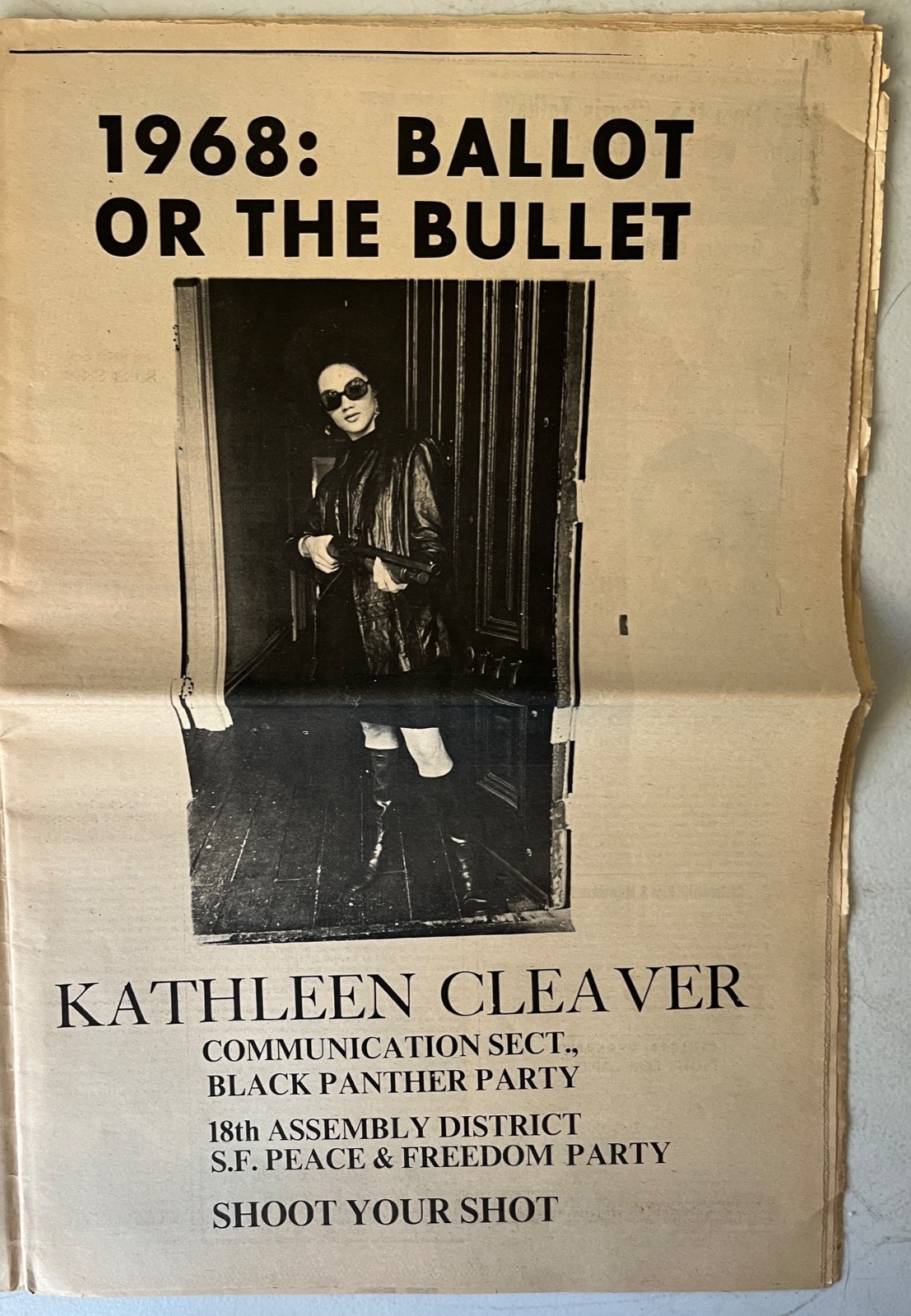 The Black Panther 1968 newspaper Political Posters Cleaver Newton Seale protest