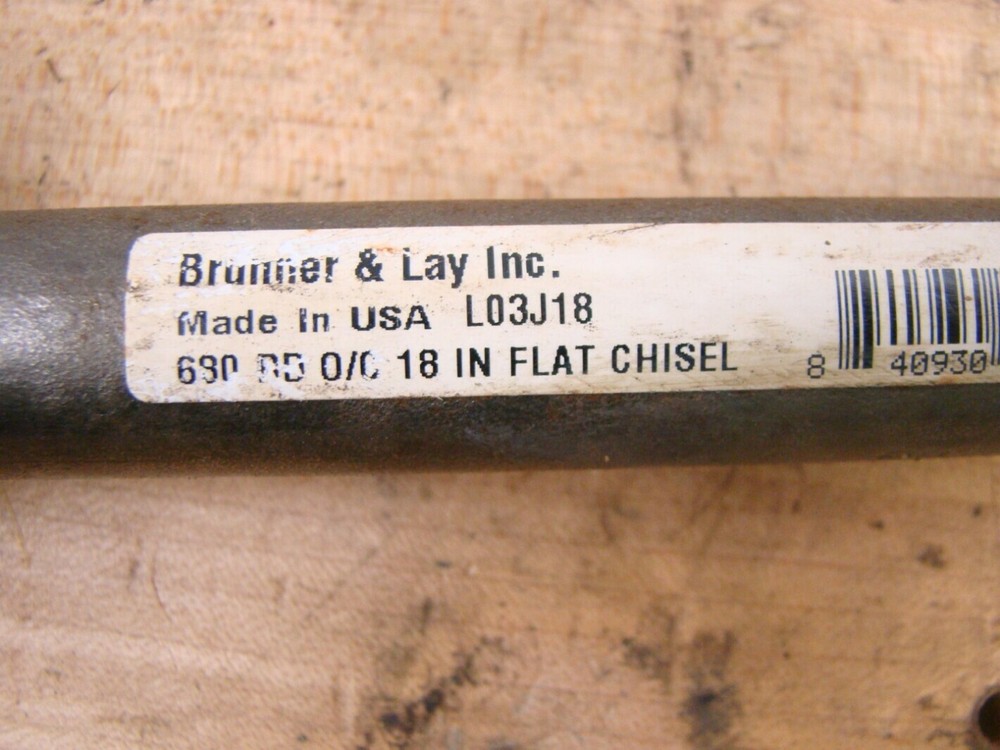 Brunner & Lay Inc. Flat Chisel , L03J18