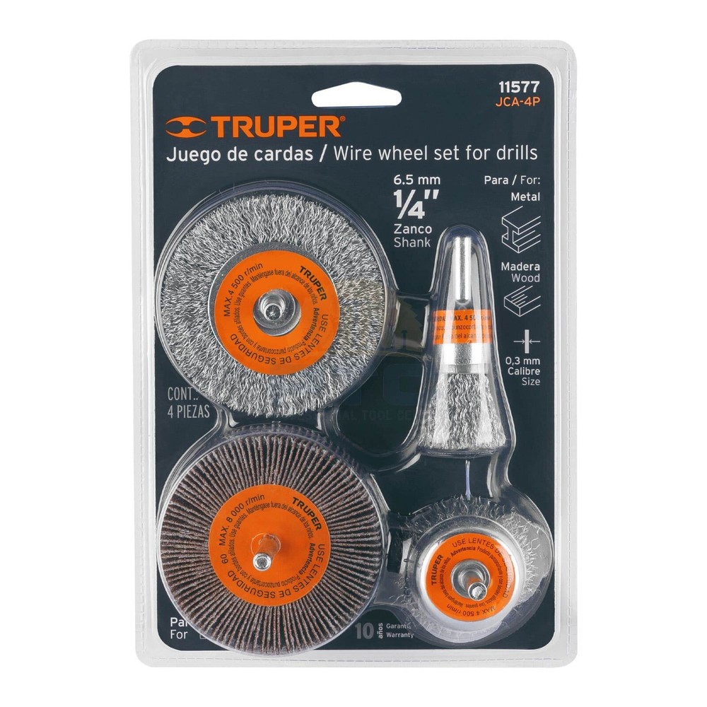 Truper JCA-4P Set of 4 drill cards