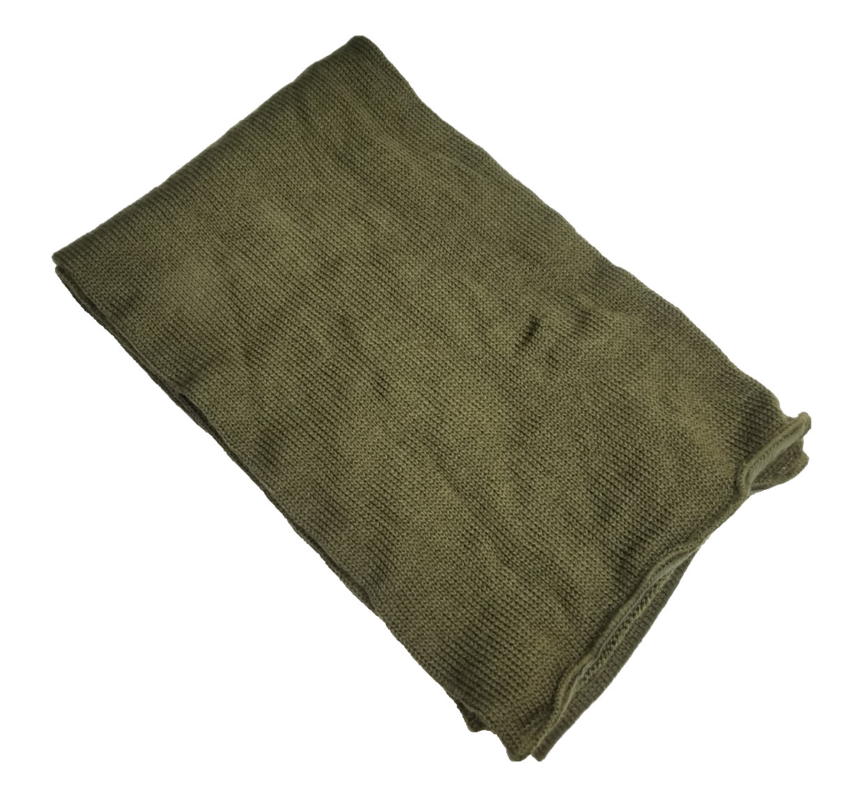 USGI Military 1980's Wool Tube Scarf 50" OG-208 Olive Drab 8440-00-823-7520 MINT