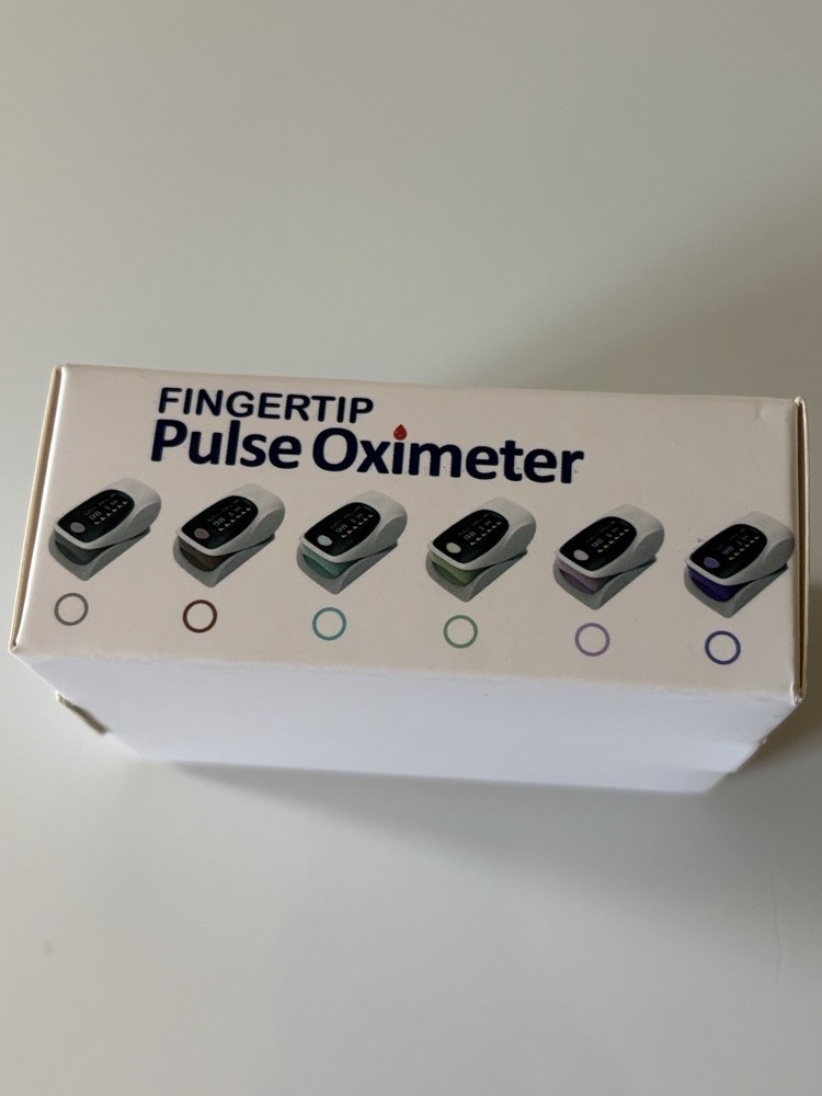 Fingertip Oximeter. Display Model C101A3. Multi-Feature White Black